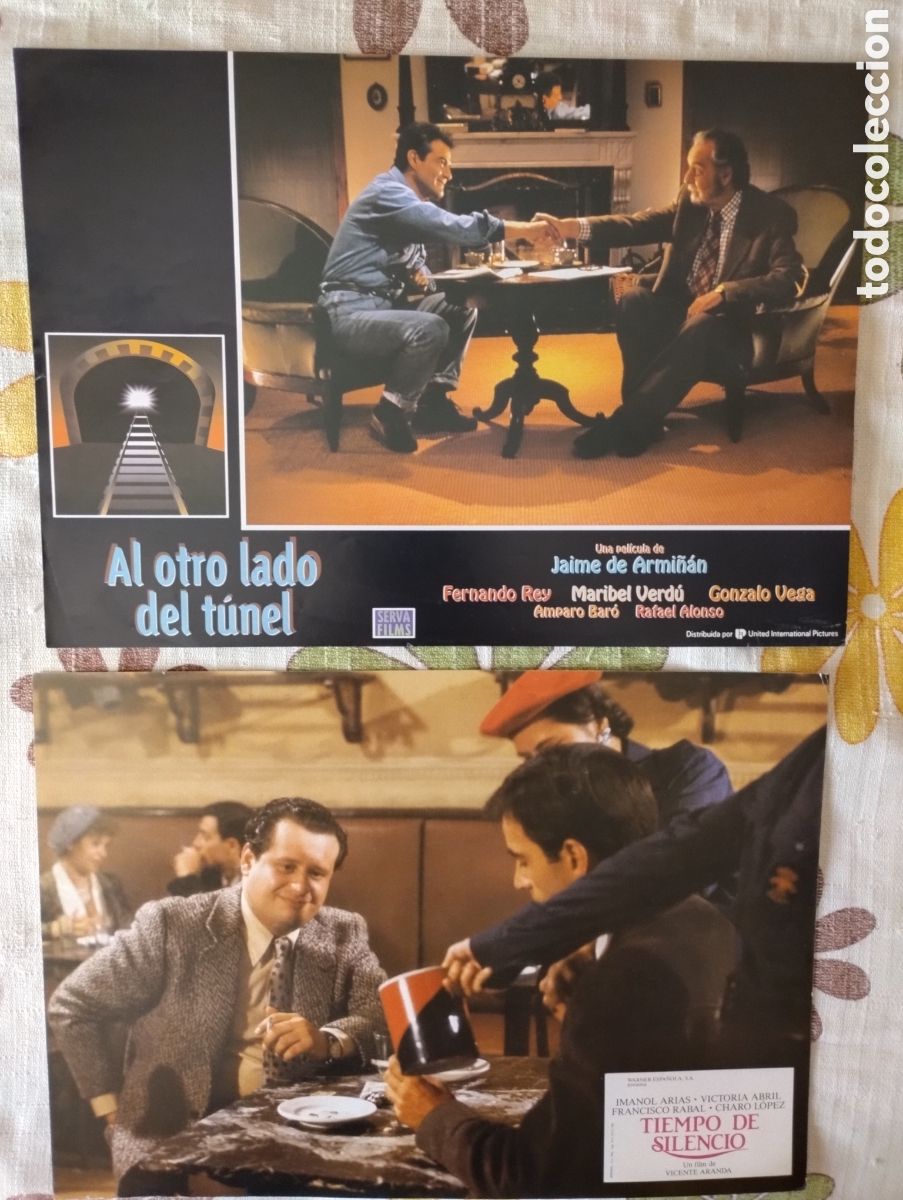 Cine: 2 FOTOCROMOS - AL OTRO LADO DEL TUBEL