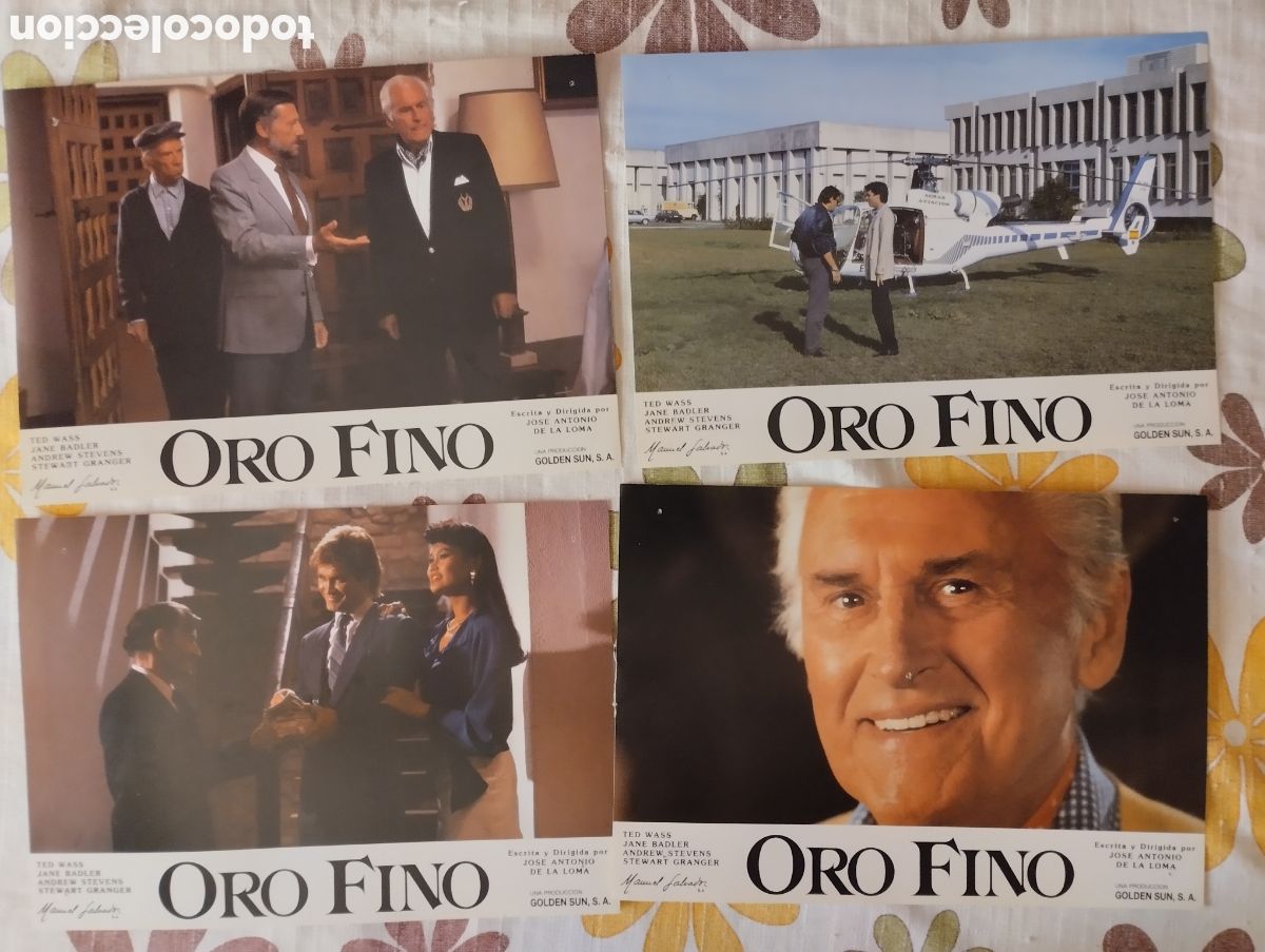 Cine: 4 FOTOCROMOS - ORO FINO