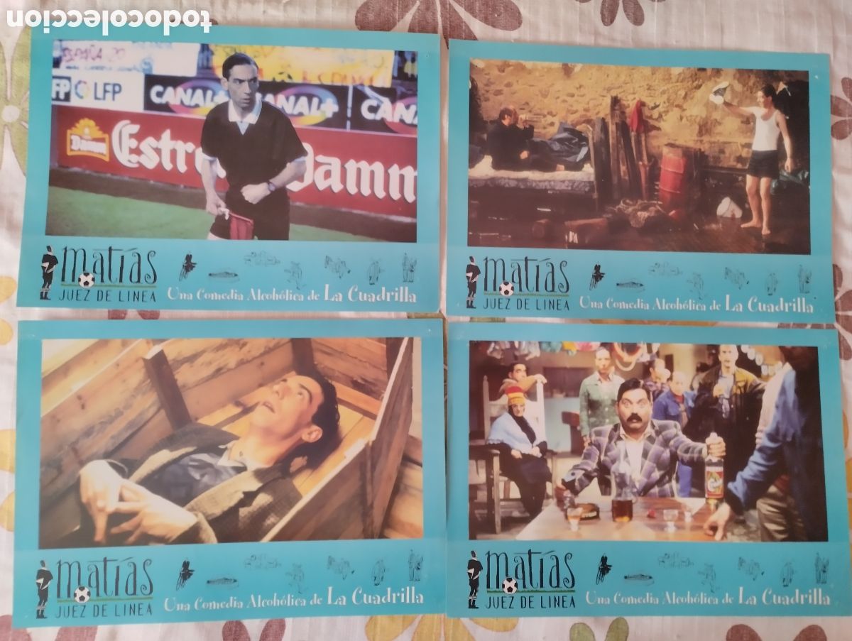 Cine: 4 FOTOCROMOS - MATIAS JUEZ DE LINEA