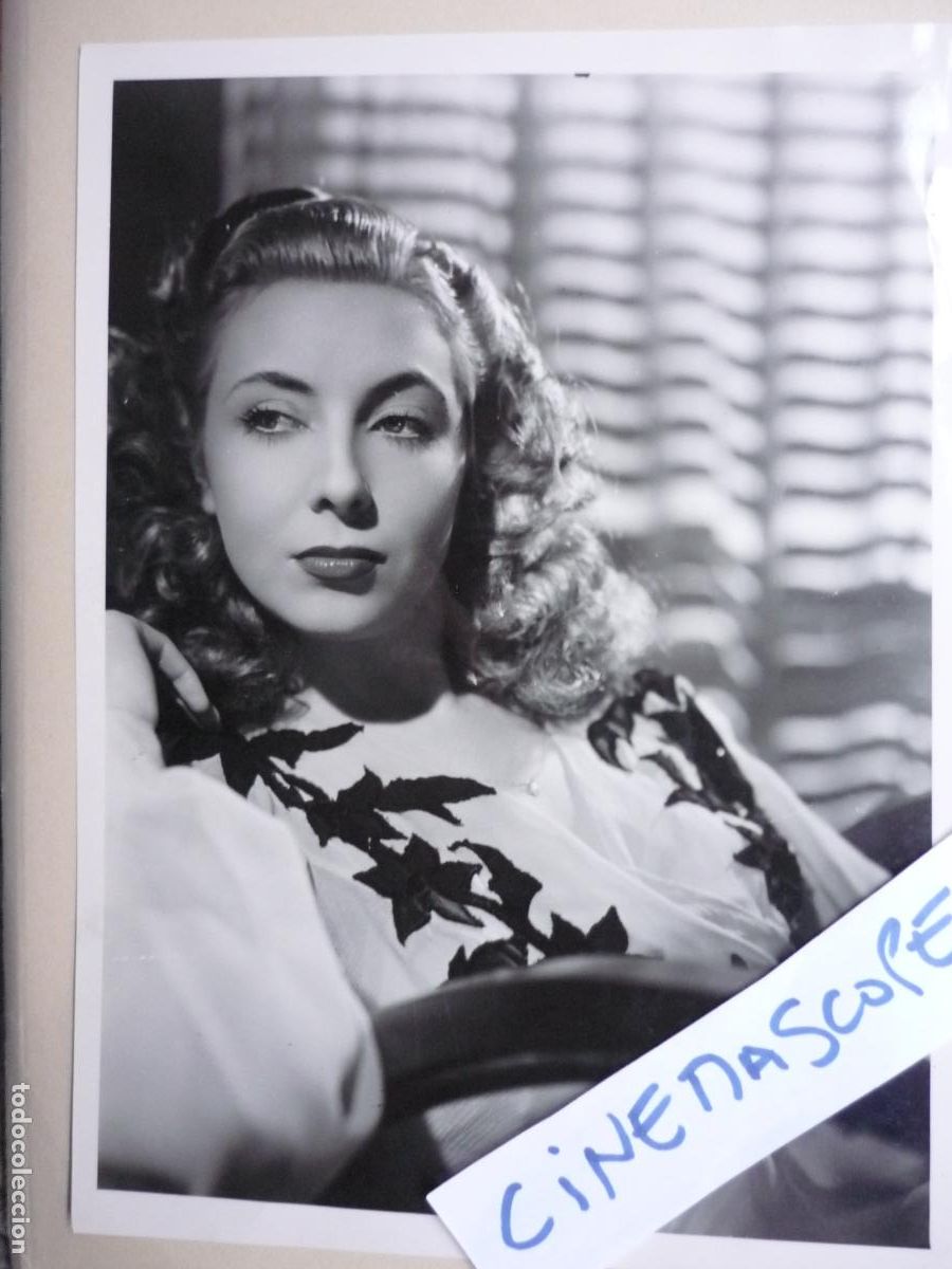 Cinema: maria asquerino - foto original b/n - actriz conflicto inesperado - cine espa&ntilde;ol