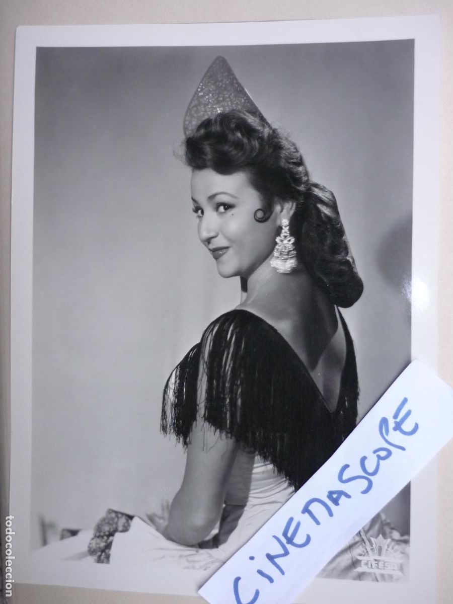 Kino: marujita diaz - foto original b/n - actriz - cifesa - cine espa&ntilde;ol