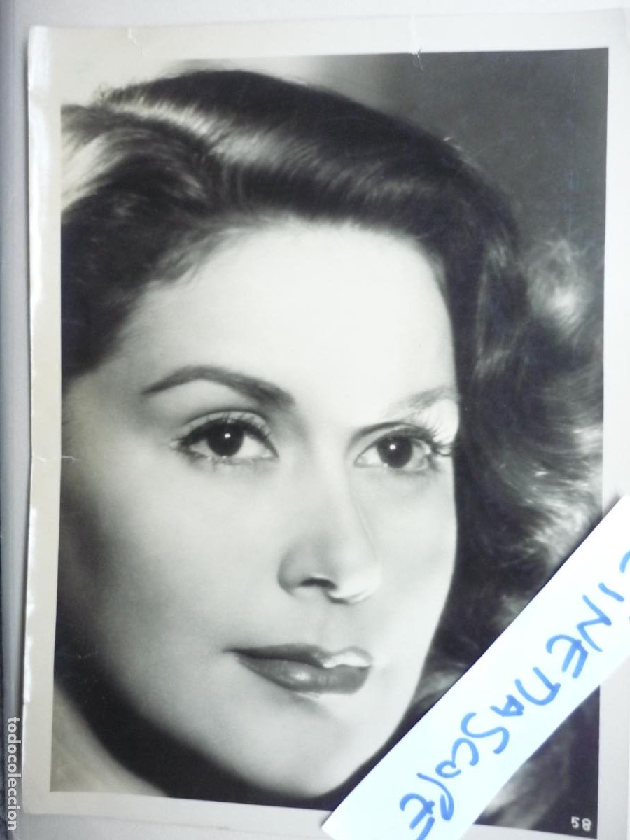 Kino: ana mariscal - foto original b/n - actriz - pacto de silencio - cine espa&ntilde;ol