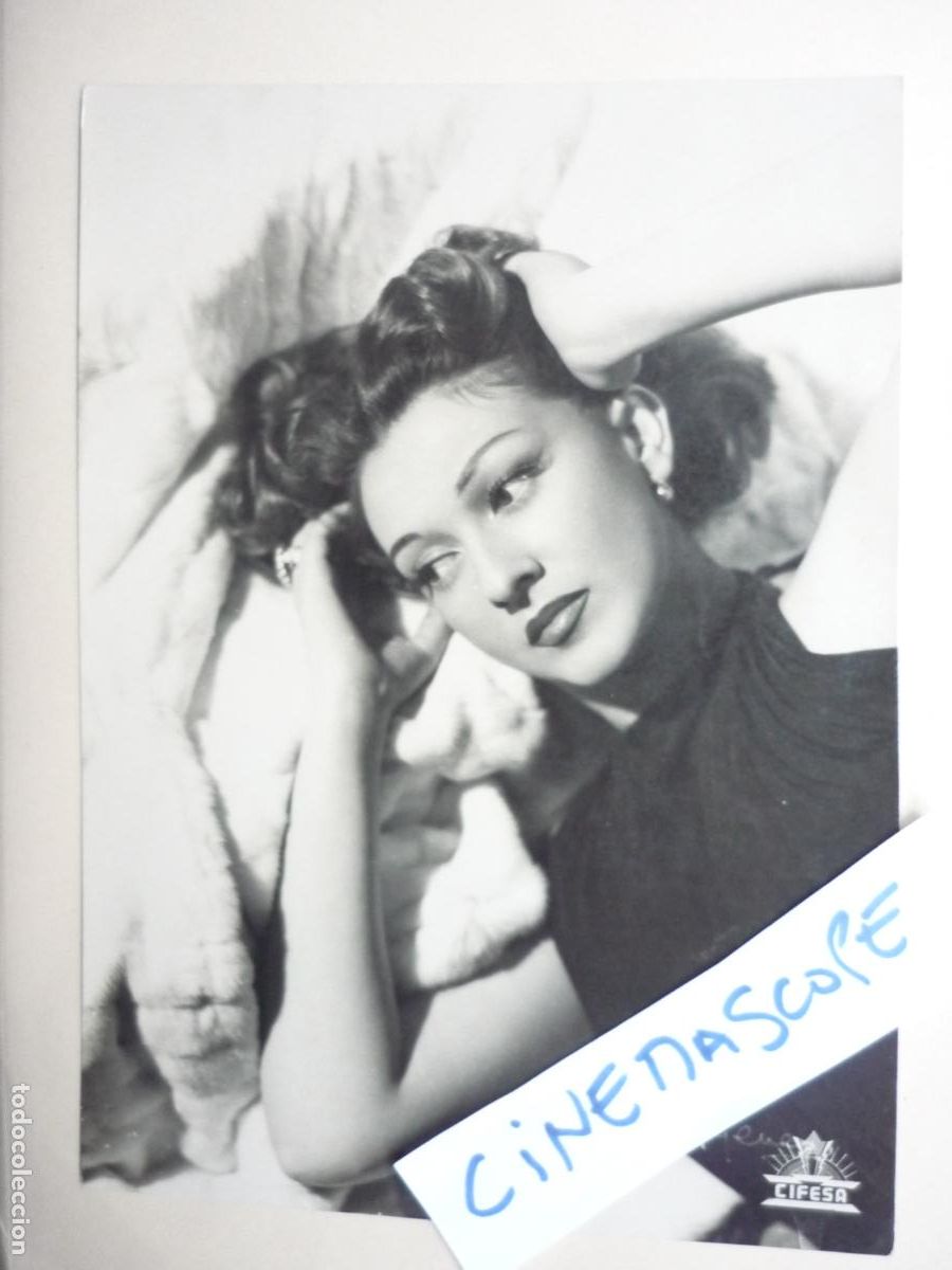 Cine: amparo rivelles - foto original b/n - actriz - cifesa - gyenes foto - cine espa&ntilde;ol