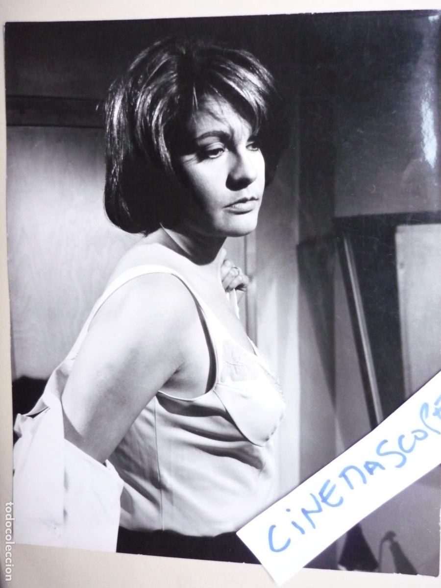Cinema: lina canalejas - foto original b/n - actriz - tiempo de amor - cine espa&ntilde;ol