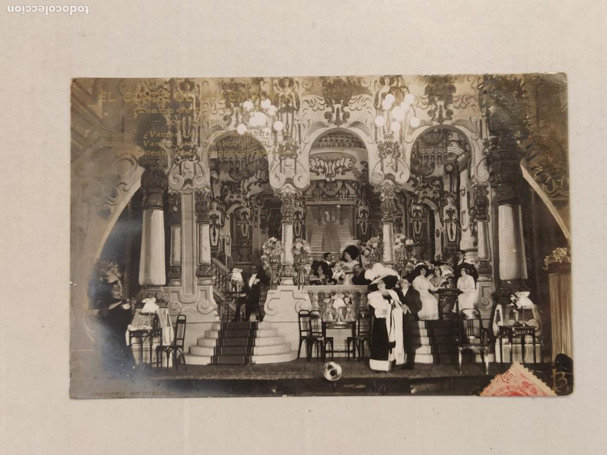Cine: EL CONDE DE LUXEMBURGO - ACTO 3&ordm; - LB BARTRINA - INDUSTRIAL FOTOGRAFICA - POSTAL ANTIGUA - (116.243)