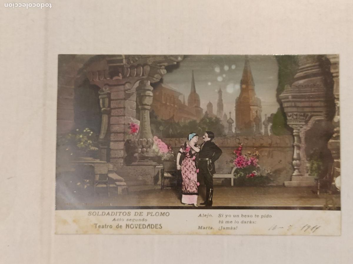 Cine: SOLDADITOS DE PLOMO - TEATRO NOVEDADES- LB BARTRINA -INDUSTRIAL FOTOGRAFICA-POSTAL ANTIGUA (116.247)