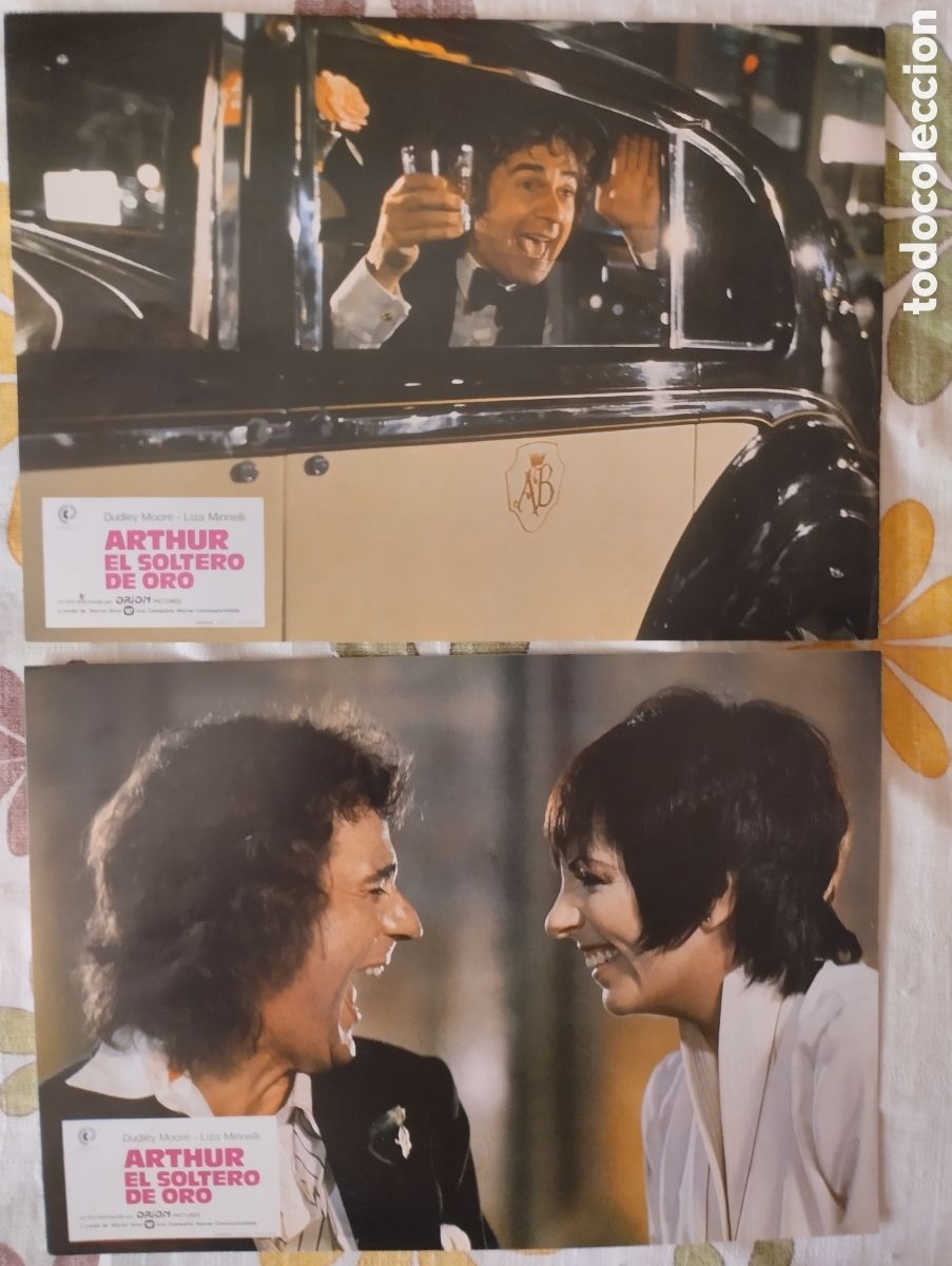 Cine: 2 FOTOCROMOS - ARTHUR EL SOLTERO DE ORO