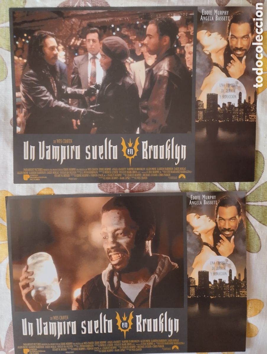 Cine: 2 FOTOCROMOS - UN VAMPIRO SUELTO EN BROOKLIN
