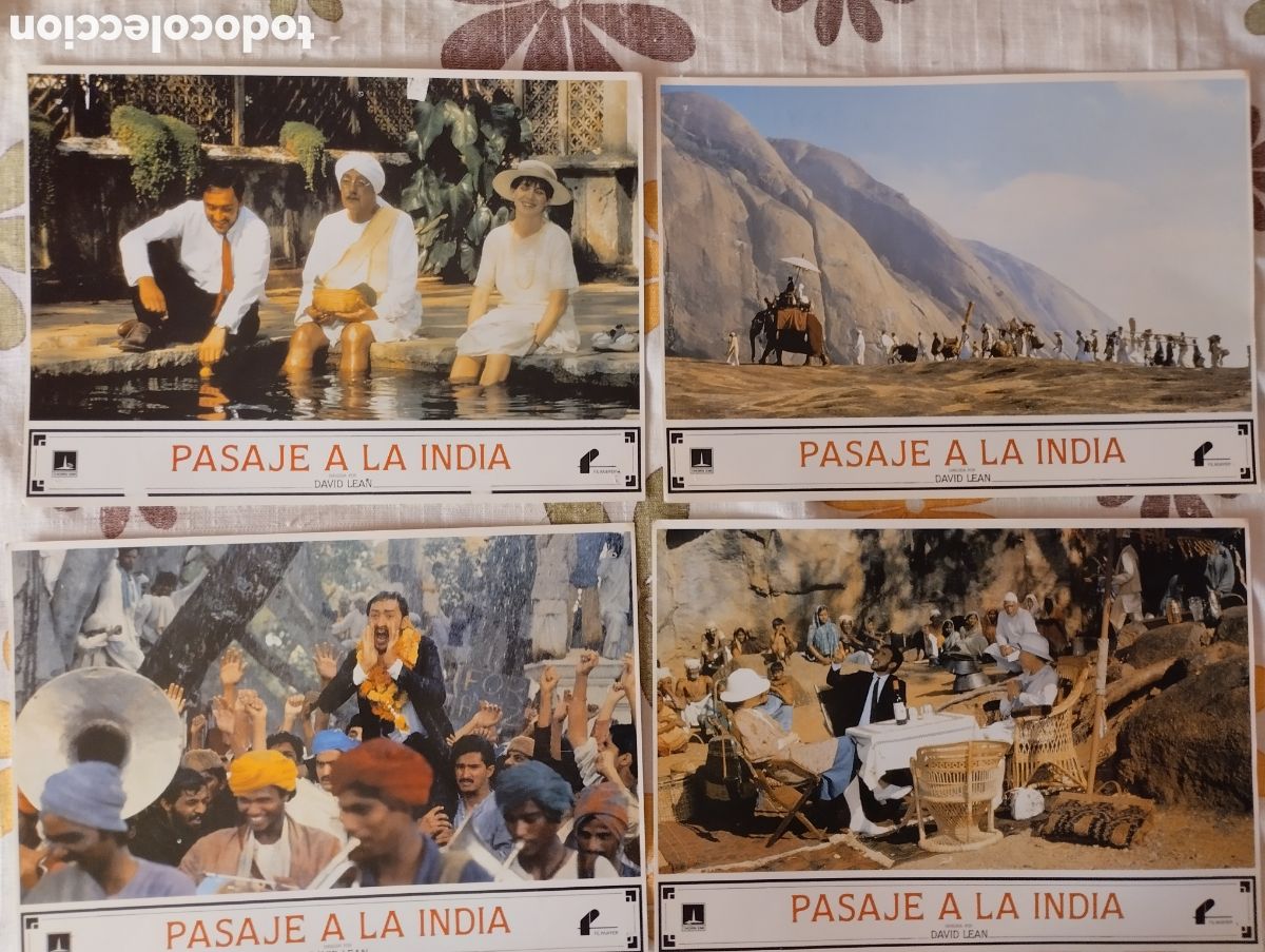 Cine: 4 FOTOCROMOS - PASAJE A LA INDIA