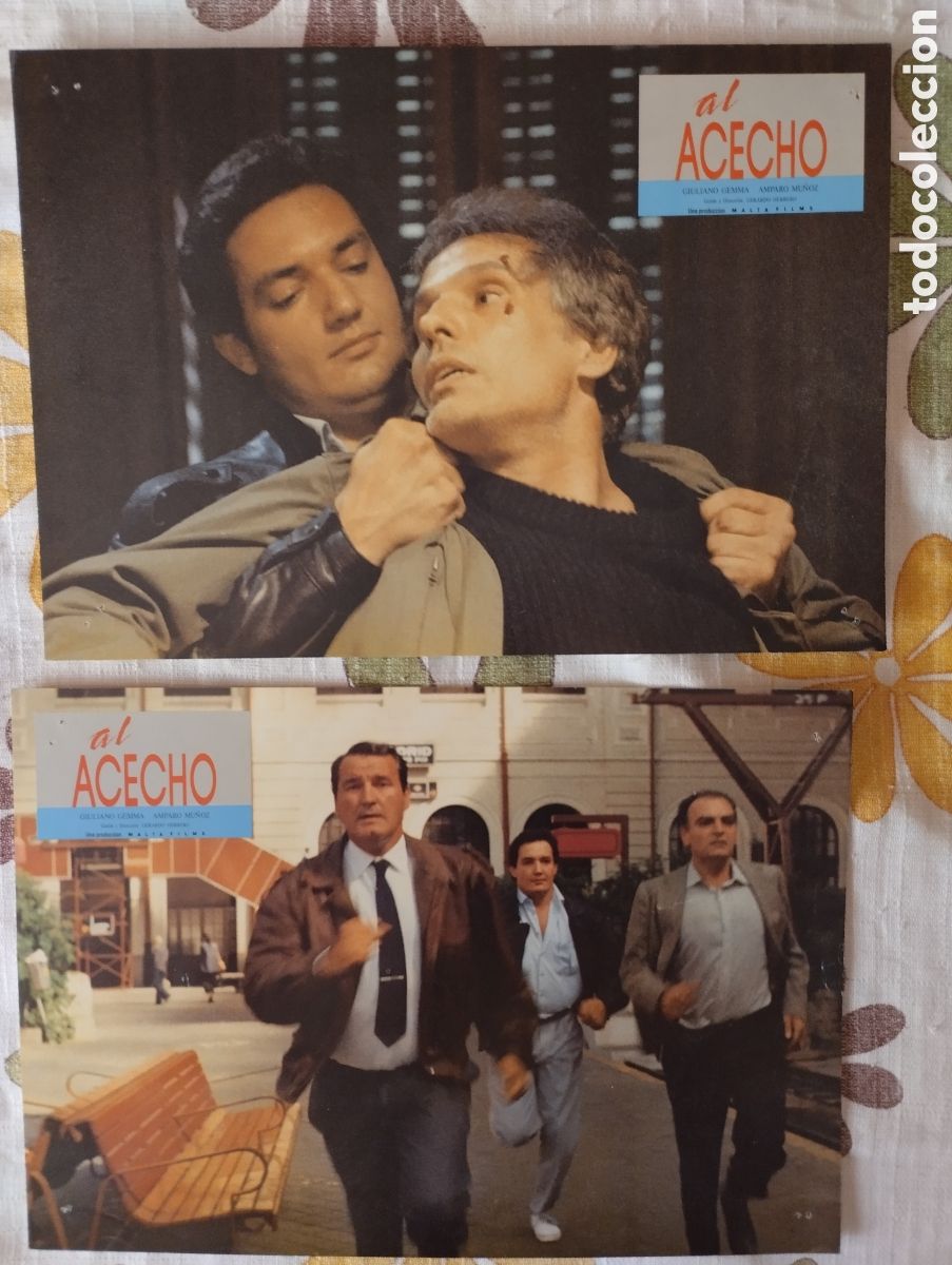 Cine: 2 FOTOCROMOS - AL ACECHO