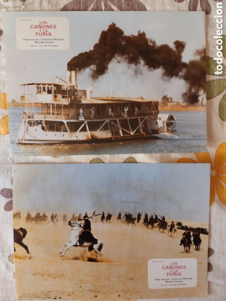 Cine: 6 FOTOCROMOS - LOS CA&Ntilde;ONES Y LA FURIA