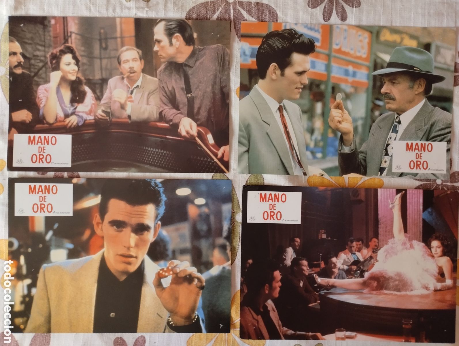 Cine: 8 FOTOCROMOS - MANO DE ORO