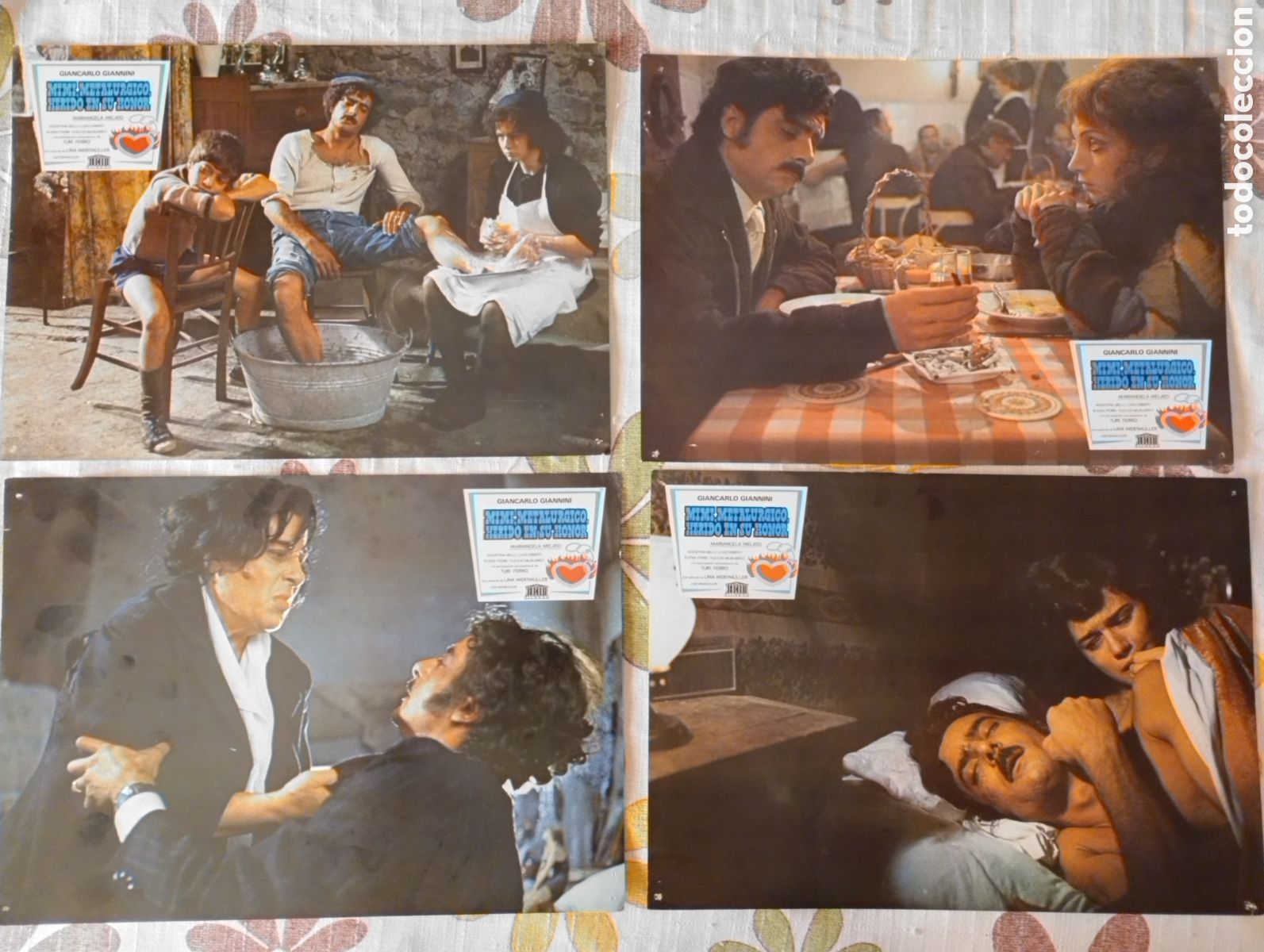 Cine: 4 FOTOCROMOS - MIMI METALURGICO HERIDO EN SU HONOR