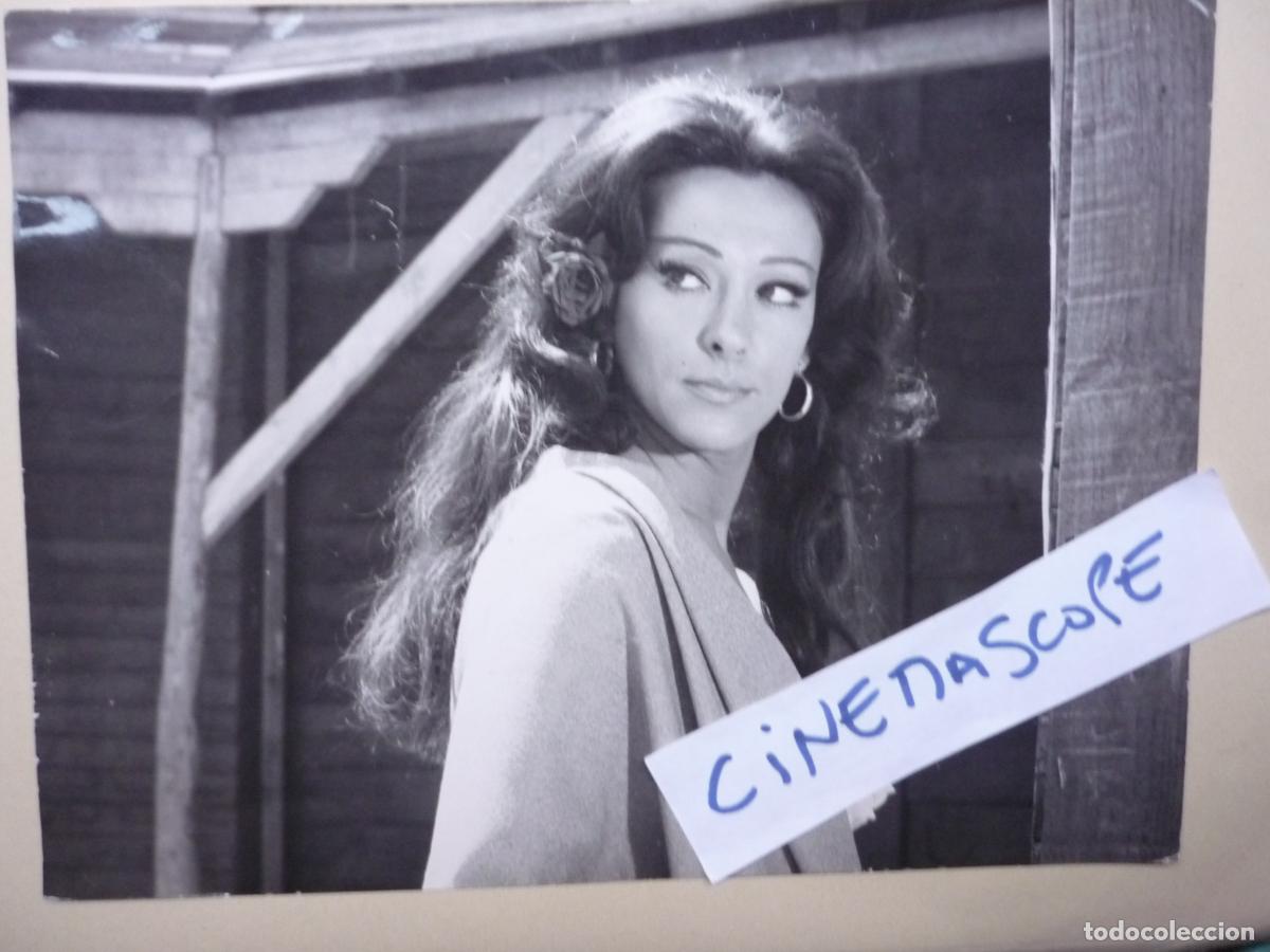 Cine: nieves navarro - foto original b/n - actriz - cine espa&ntilde;ol