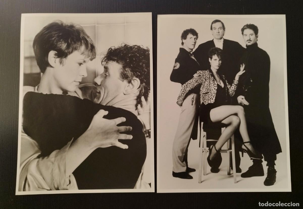 Cine: Un pez llamado Wanda (1988) Lote 2 Fotos Originales - Jamie Lee Curtis John Cleese Kevin Kline