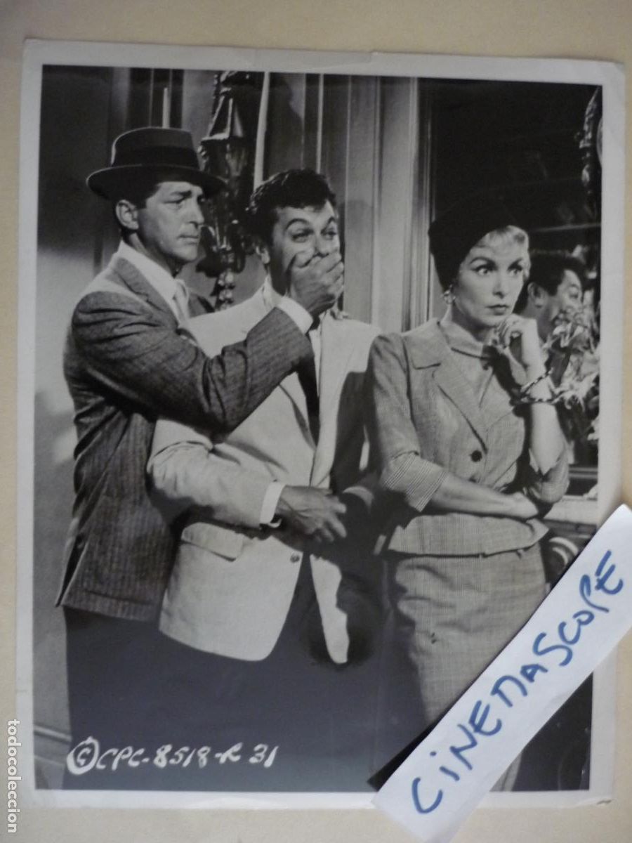 Cine: tony curtis - foto original b/n - dean martin janet leigh Who Was That Lady?