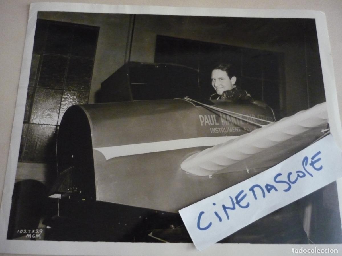Cine: spencer tracy - foto original b/n - test pilot piloto de pruebas victor fleming