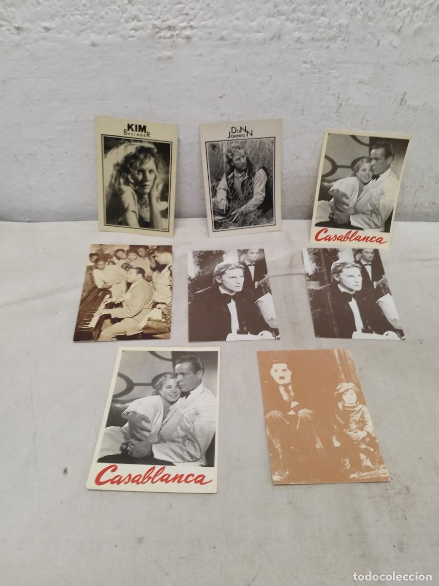 Cine: Lote de 10 tarjetas postales, de actrices y actores de cine. Musica, musico.