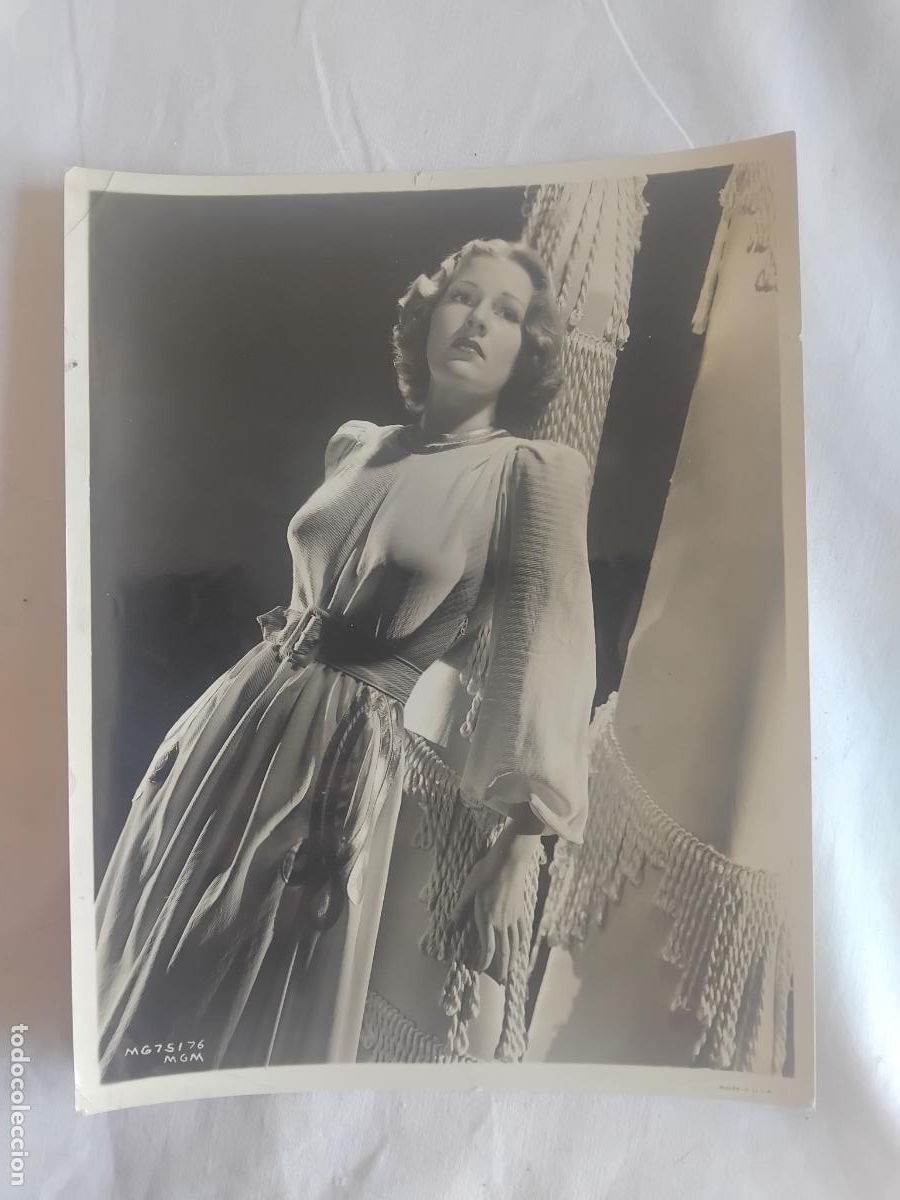Cine: FOTOGRAFIA DE ANN MORRIES ARTISTA DE LA METRO GOLDWYN MAYER. 25 X 20 CM.