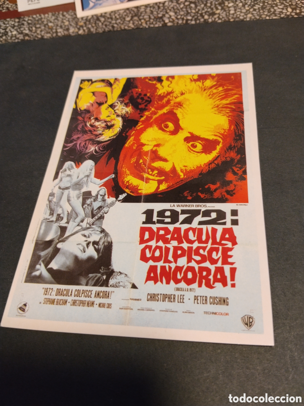 Cine: Postal cine 1972 Dr&aacute;cula colpisce ancora