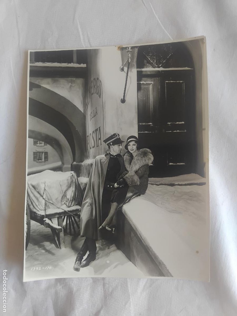 Cine: FOTOGRAFIA DE GARY COOPER EN ADIOS A LAS ARMAS. 19 X 24 CM.