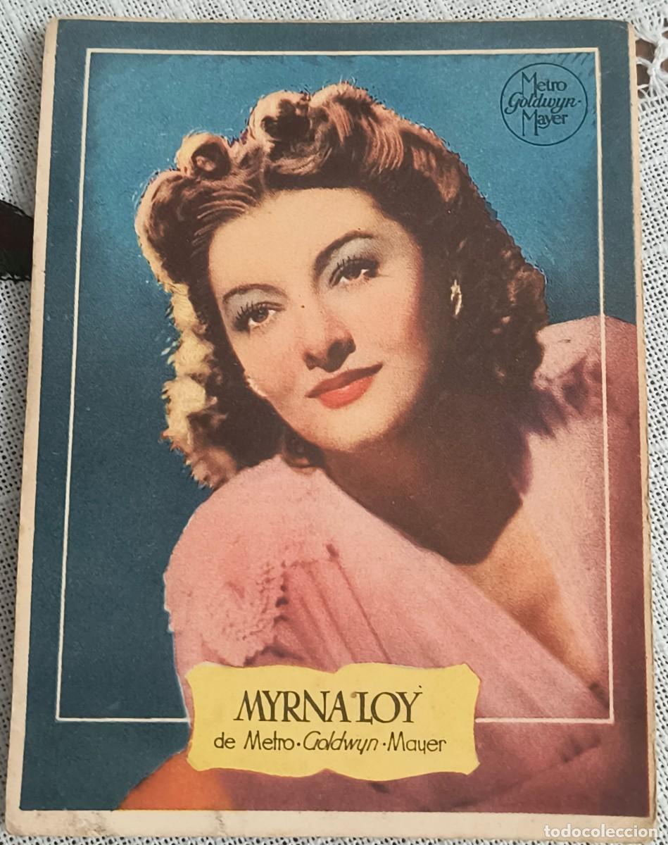 Cine: CROMO CINE | MYRNA LOY - METRO GOLDWYN MAYER