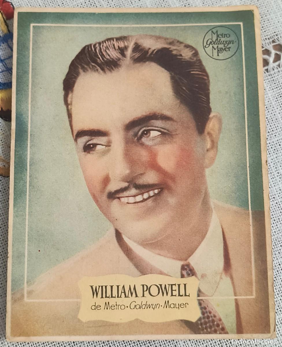 Cine: CROMO CINE | WILLIAM POWELL - METRO GOLDWYN MAYER