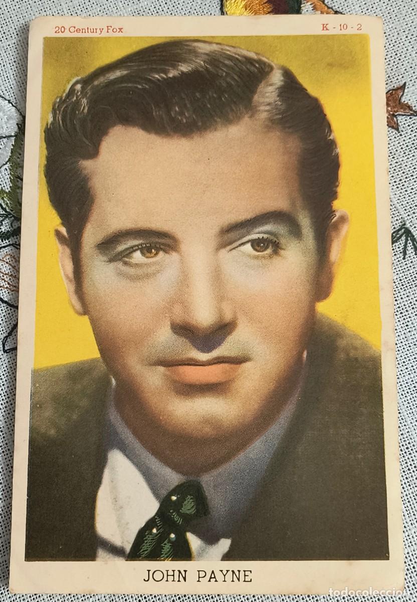 Cine: CROMO CINE | JOHN PAYNE - 20 CENTURY FOX / K-10-2