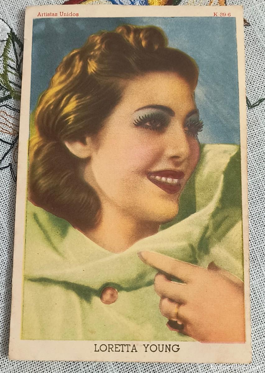 Cine: CROMO CINE | LORETTA YOUNG - ARTISTAS UNIDOS / K-39-6