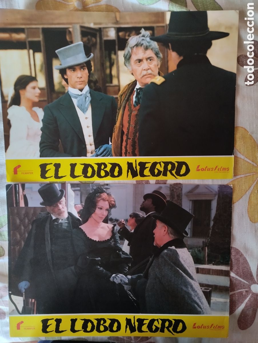 Cine: 2 FOTOCROMOS - EL LOBO NEGRO