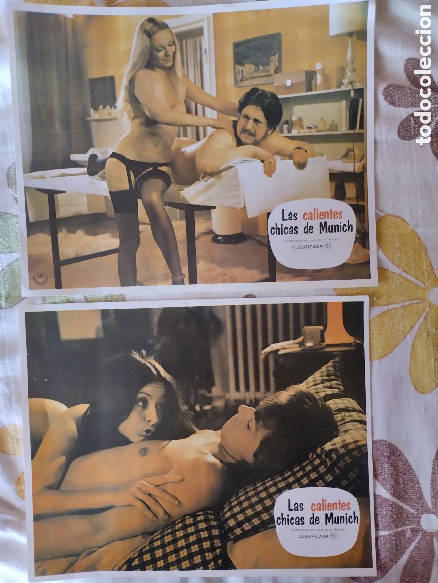 Cine: 2 FOTOCROMOS - LAS CALIENTES CHICAS DE MUNICH