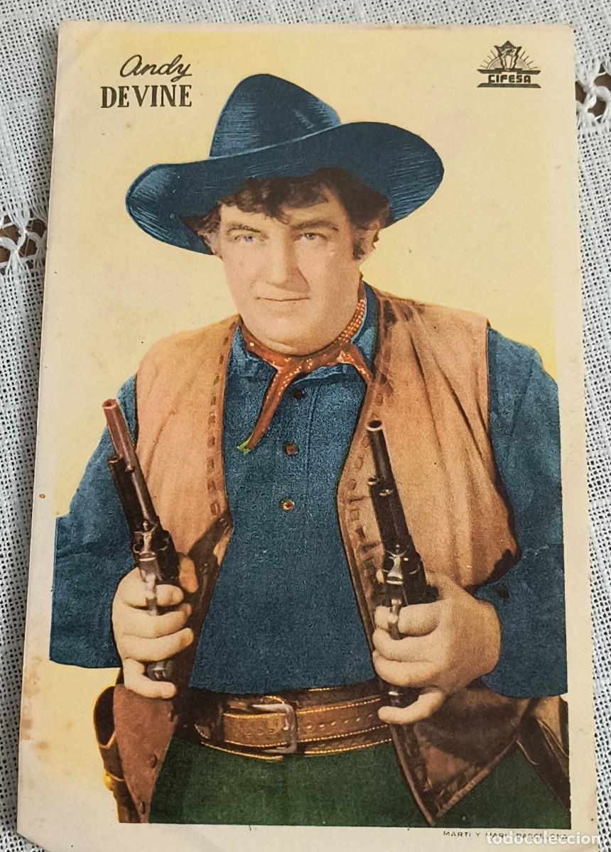 Cine: CROMO CINE | ANDY DEVINE - CIFESA