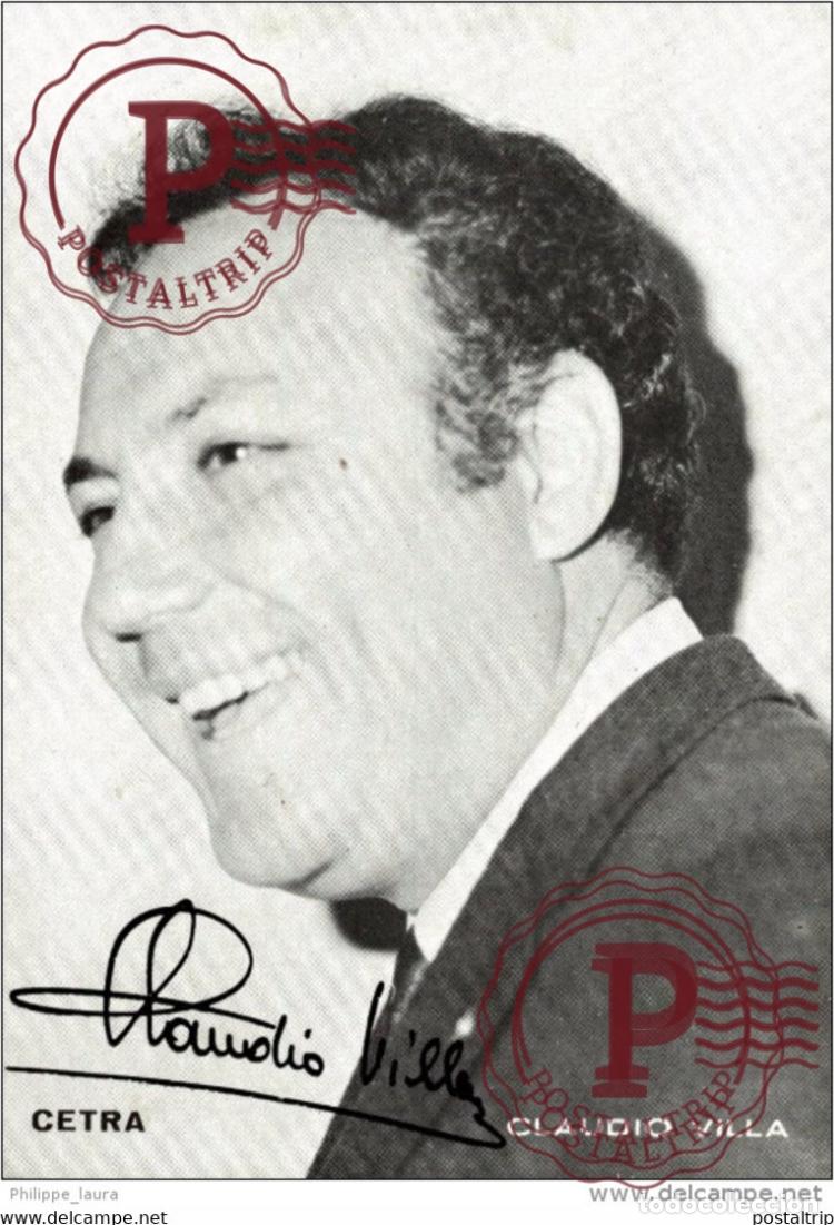 Cine: CLAUDIO VILLA. FIRMADO