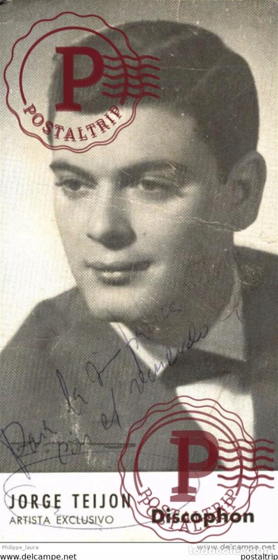 Cin&eacute;ma: JORGE TEIJON. FOTO DEDICADA
