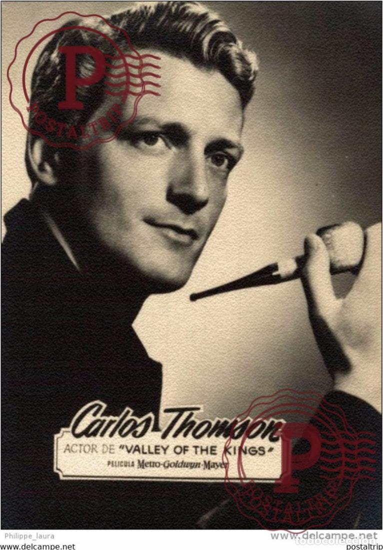 Cine: CARLOS THOMSON. - FOTOS INFONAL 10.5X8CM