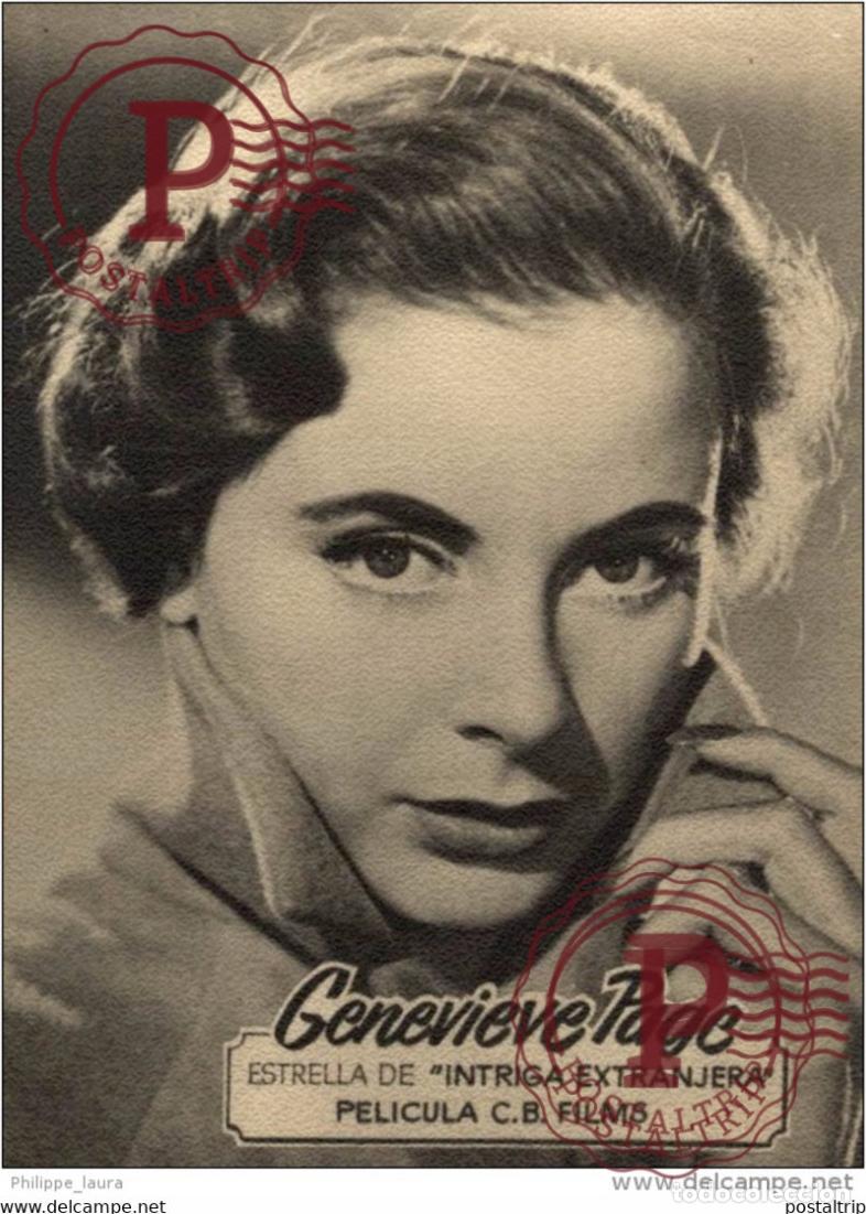 Cine: GENEVIEVE PAGE. - FOTOS INFONAL 10.5X8CM
