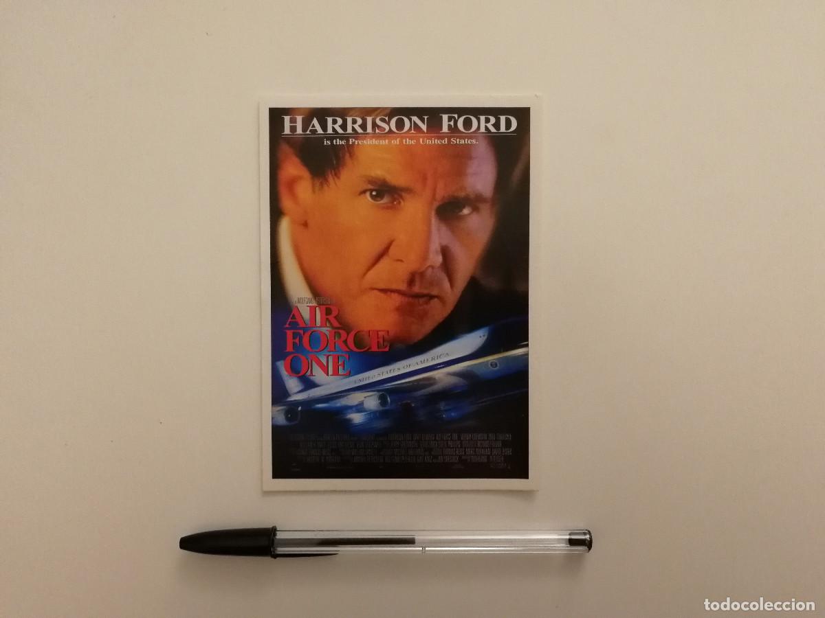 Cine: FICHA COLECCIONABLE -10*15- AIR FORCE ONE - HARRISON FORD - THRILLER