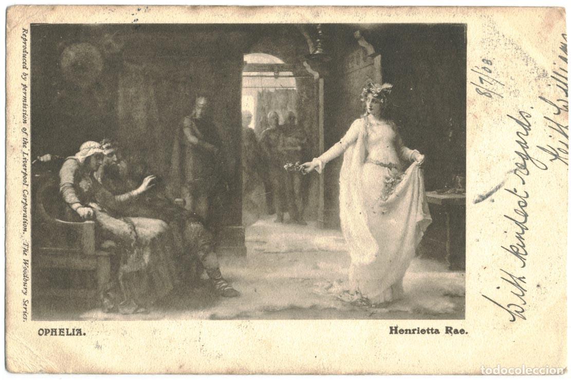 Cine: Ophelia. Henrietta Rae (Mrs. E. Normond) b_Liverpool Corp (Woodbury)