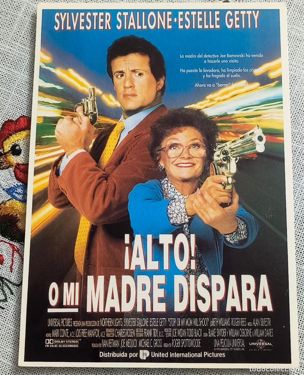 Cinema: POSTAL CINE | CARTEL FILME ALTO O MI MADRE DISPARA - STALLONE / SIN CIRCULAR