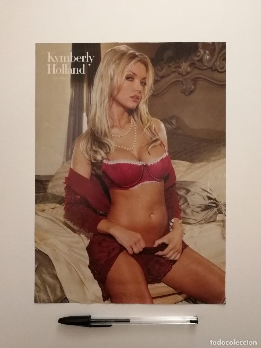 Cine: ANUNCIO ACARTONADO -A4- Kimberly Holland - PUBLICIDAD LAMINA