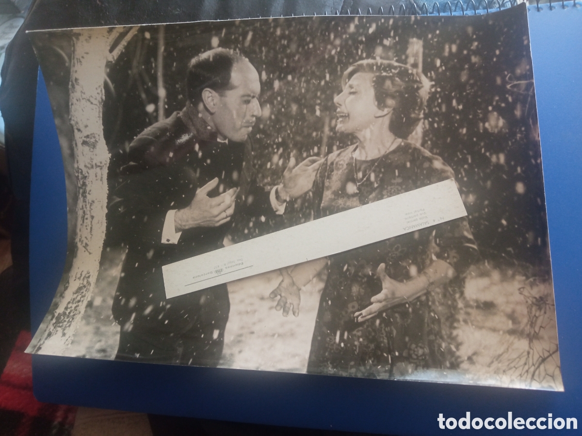 Cine: Antigua fotograf&iacute;a de Jos&eacute; Lu&iacute;s L&oacute;pez V&aacute;zquez y Gracita Morales, mide 23,5x17,7cm