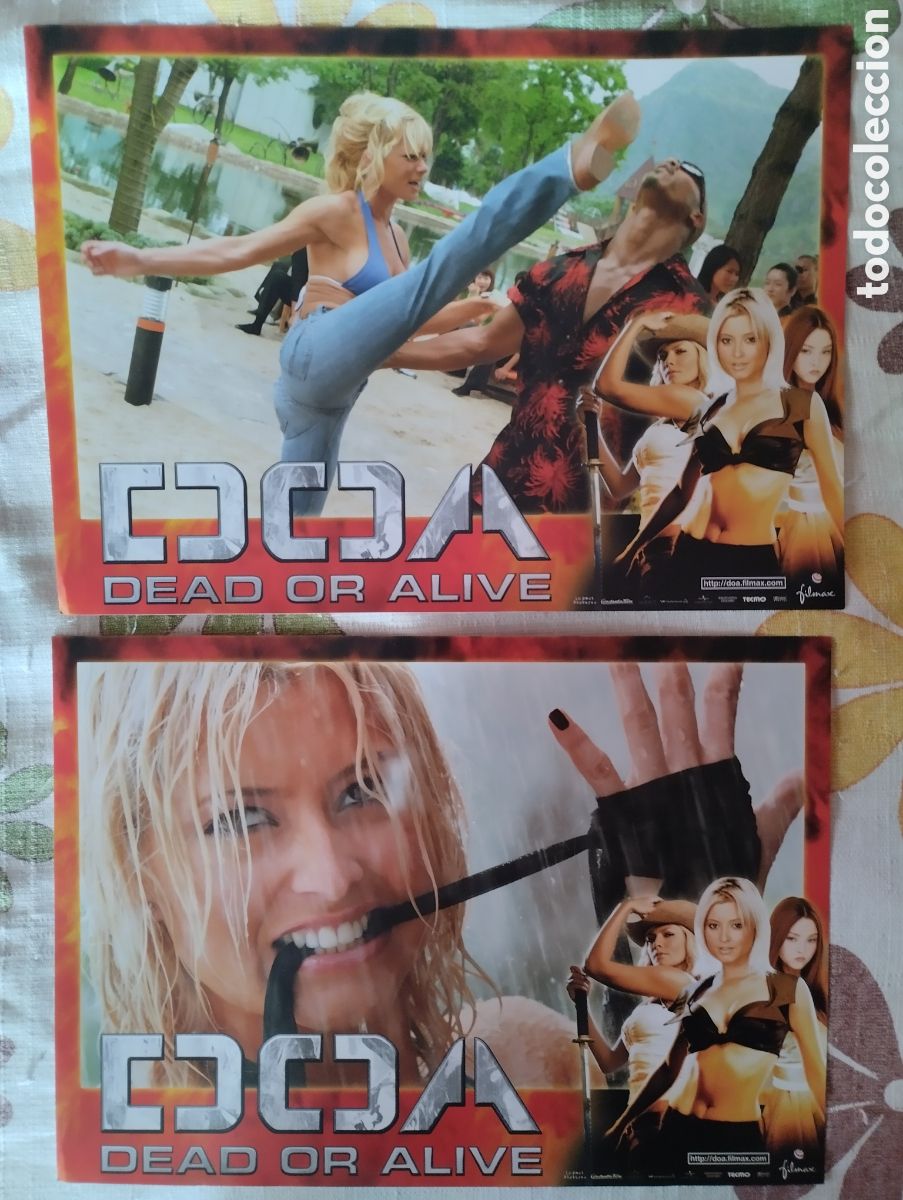 Cine: 6 FOTOCROMOS - DEAD OR ALIVE - SET COMPLETO