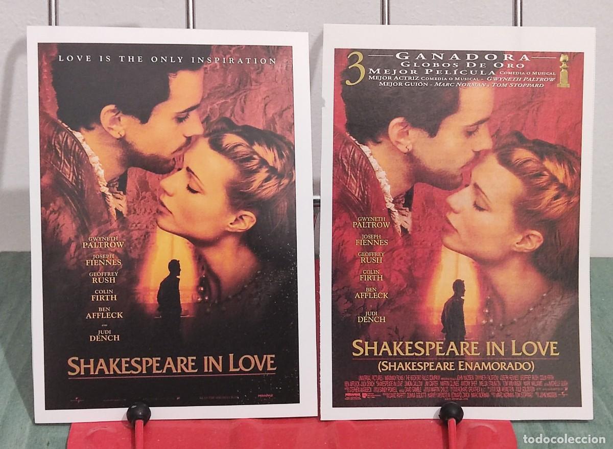 Cine: Shakespeare enamorado (Shakespeare in love) . 2 Fichas revista Accion