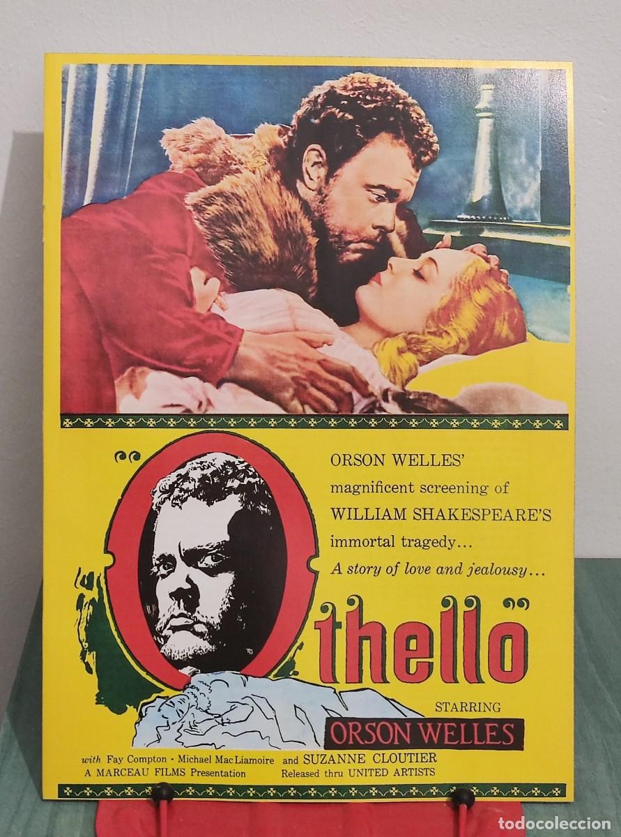 Cine: Otelo (Othello 1951) . Ficha A4 revista Accion cine