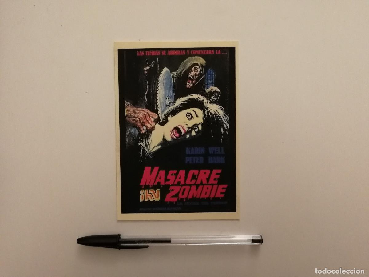 Cine: IMPRESO PAPEL -10*15- MASACRE ZOMBI - TERROR GORE - LA NOCHE DEL TERROR - Andrea Bianchi