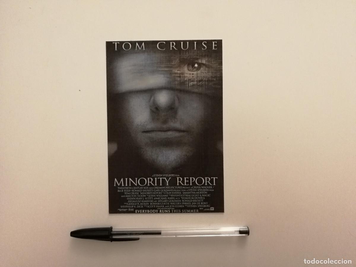 Cine: IMPRESO PAPEL -10*15- MINORITY REPORT - CIENCIA FICCION - TOM CRUISE - STEVEN SPIELBERG
