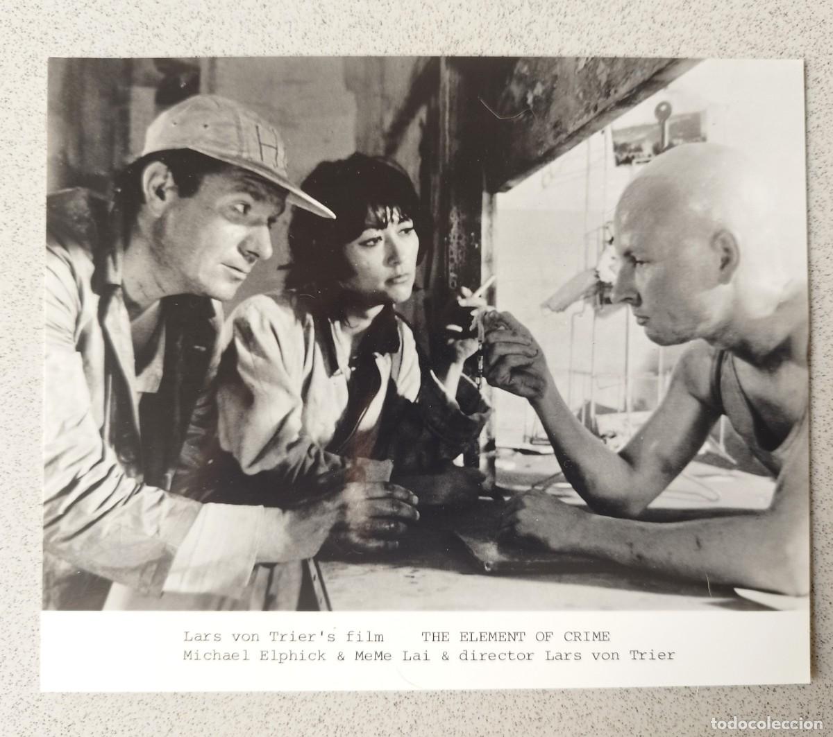 Cine: Lars von Trier - Element of crime 1984 Foto rodaje del director con Michael Elphick y Me Me Lai