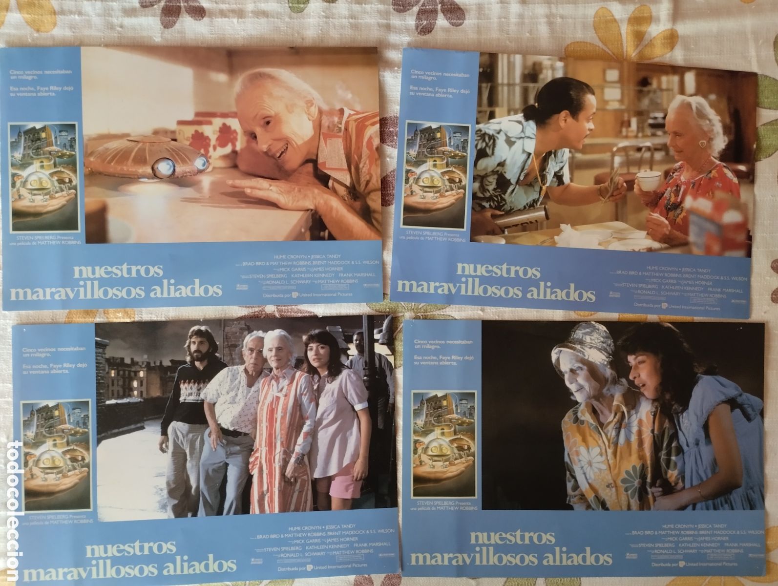Cine: 12 FOTOCROMOS - NUESTROS MARAVILLOSOS ALIADOS - SET COMPLETO