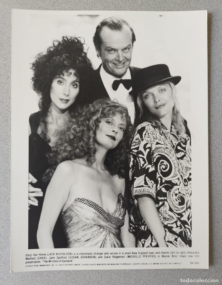 Cine: The Witches of Eastwick 1987 Jack Nicholson Cher Michelle Pfeiffer Susan Sarandon Original Photo