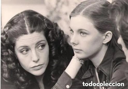 Cinema: FOTO ORIGINAL 18x24 cm - CHARO LOPEZ - INMA DE SANTIS - EN PELICULA MADRES SOLTERAS